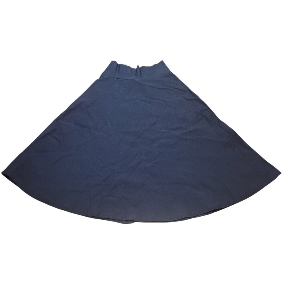 VTG Y2K Black Skater Skirt Made in USA Goth Grunge Alt S - Picture 2 of 7